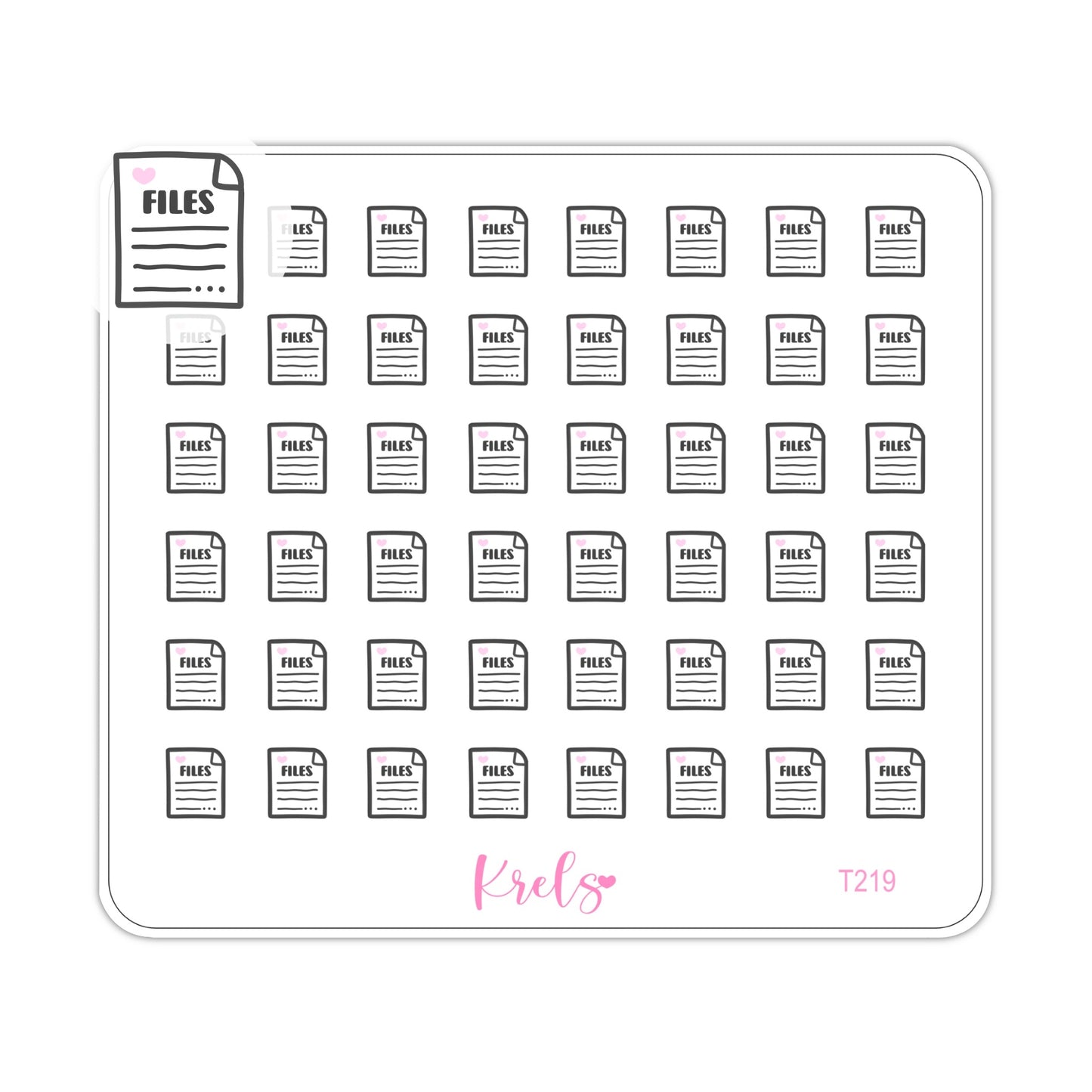 Paper files | T219