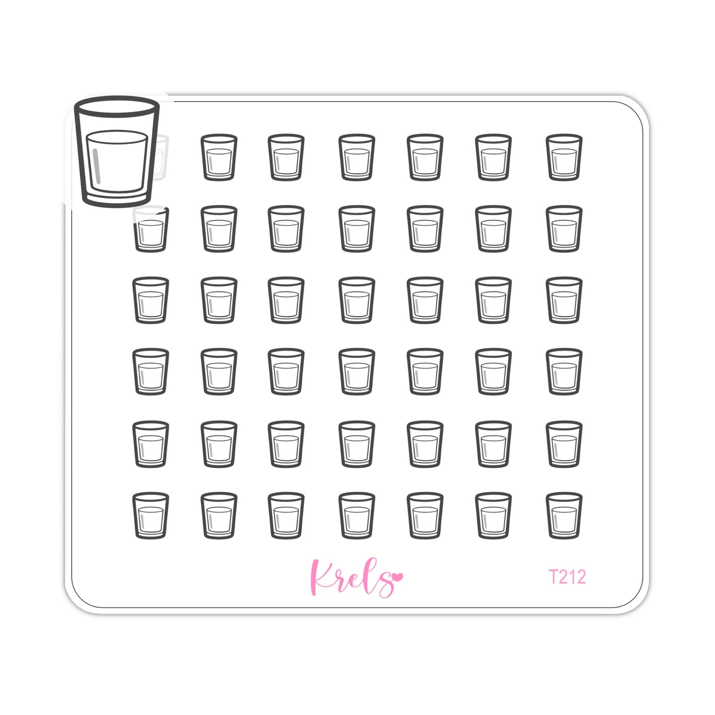 Glass of water | T212