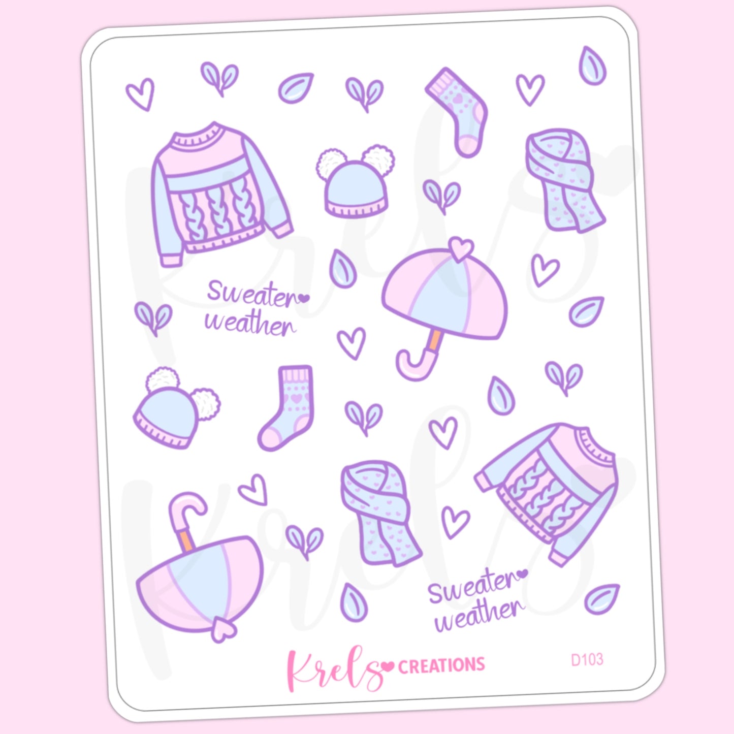D103 | Sweater weather doodles
