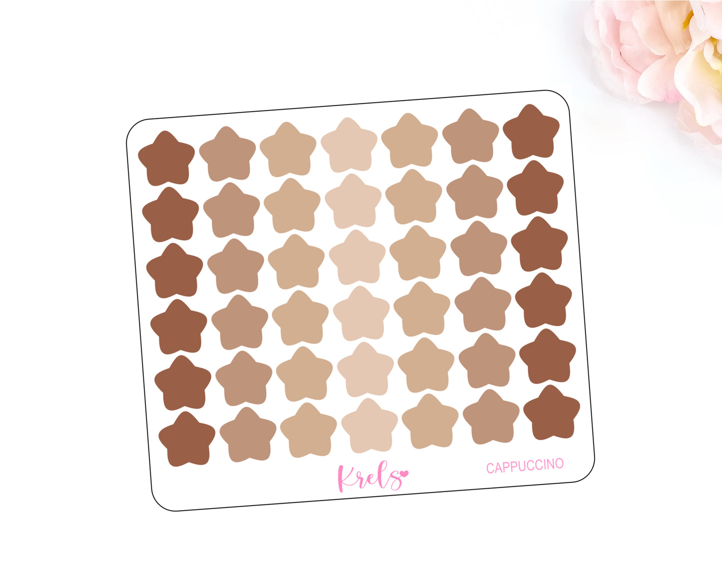 CAPPUCCINO | Medium Star | Transparent