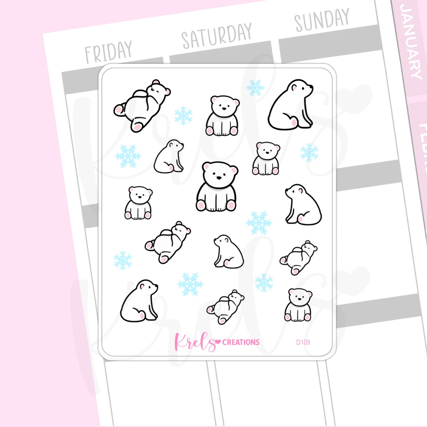 D109 | Cute Polar Bear
