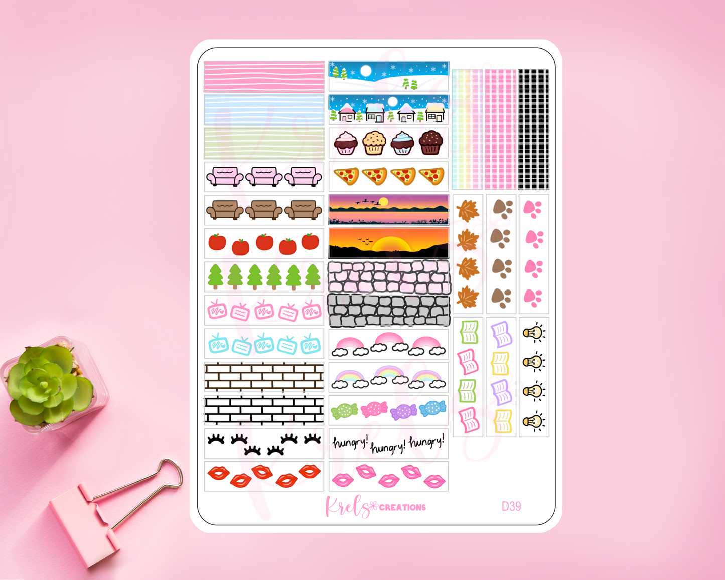 Mini doodles washi strip | D39