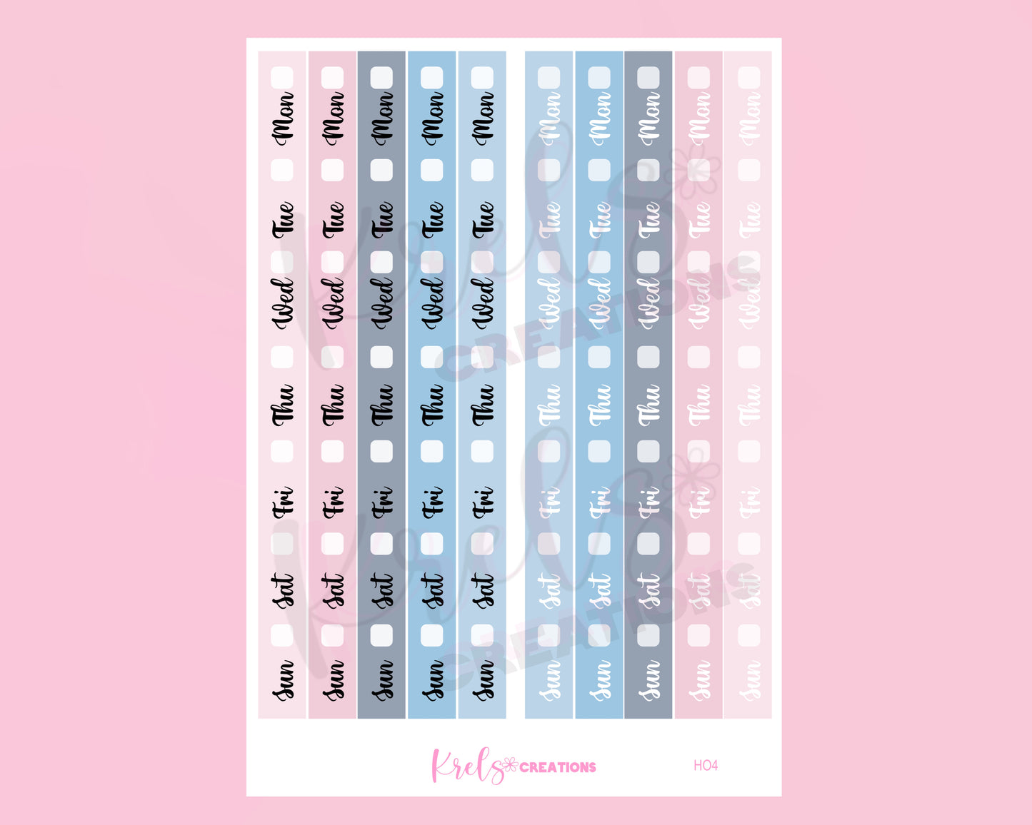 HO4 | WINTER | Date cover for Hobonichi Week
