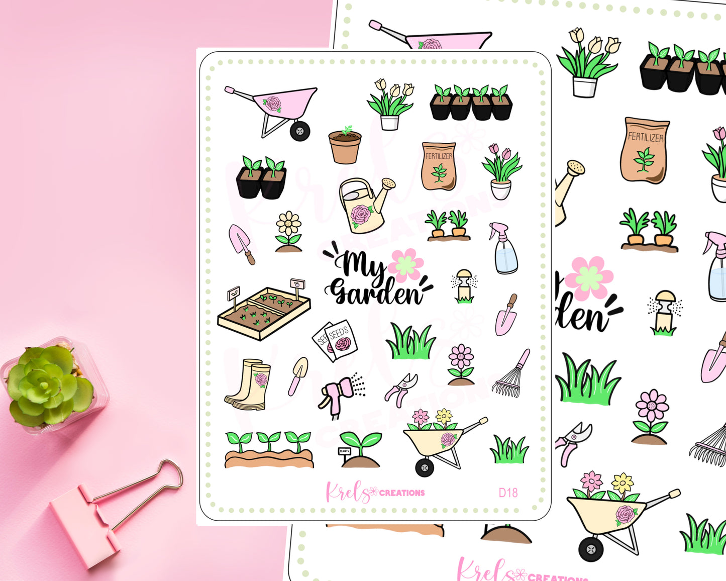 Gardening Doodles | D18