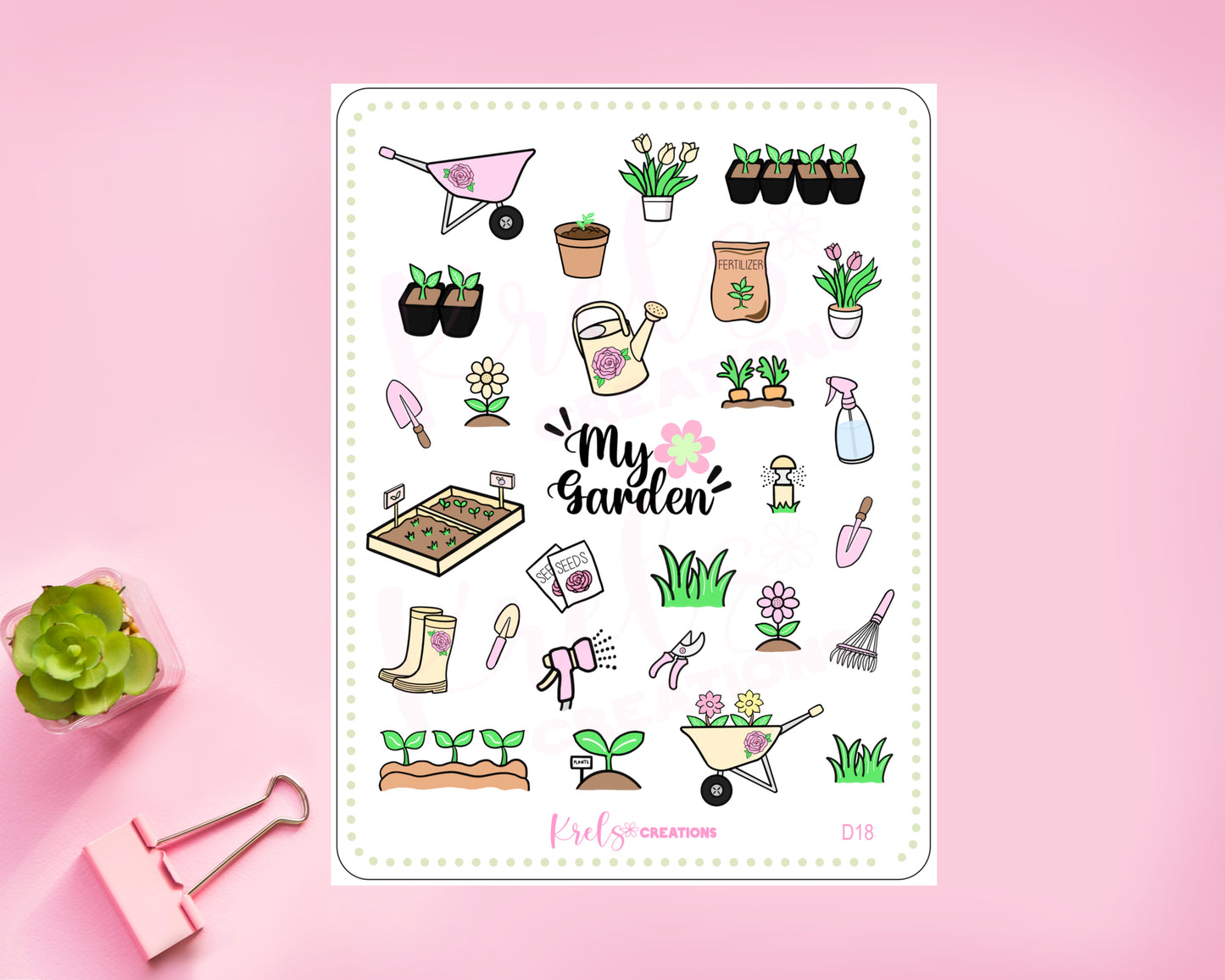 Gardening Doodles | D18