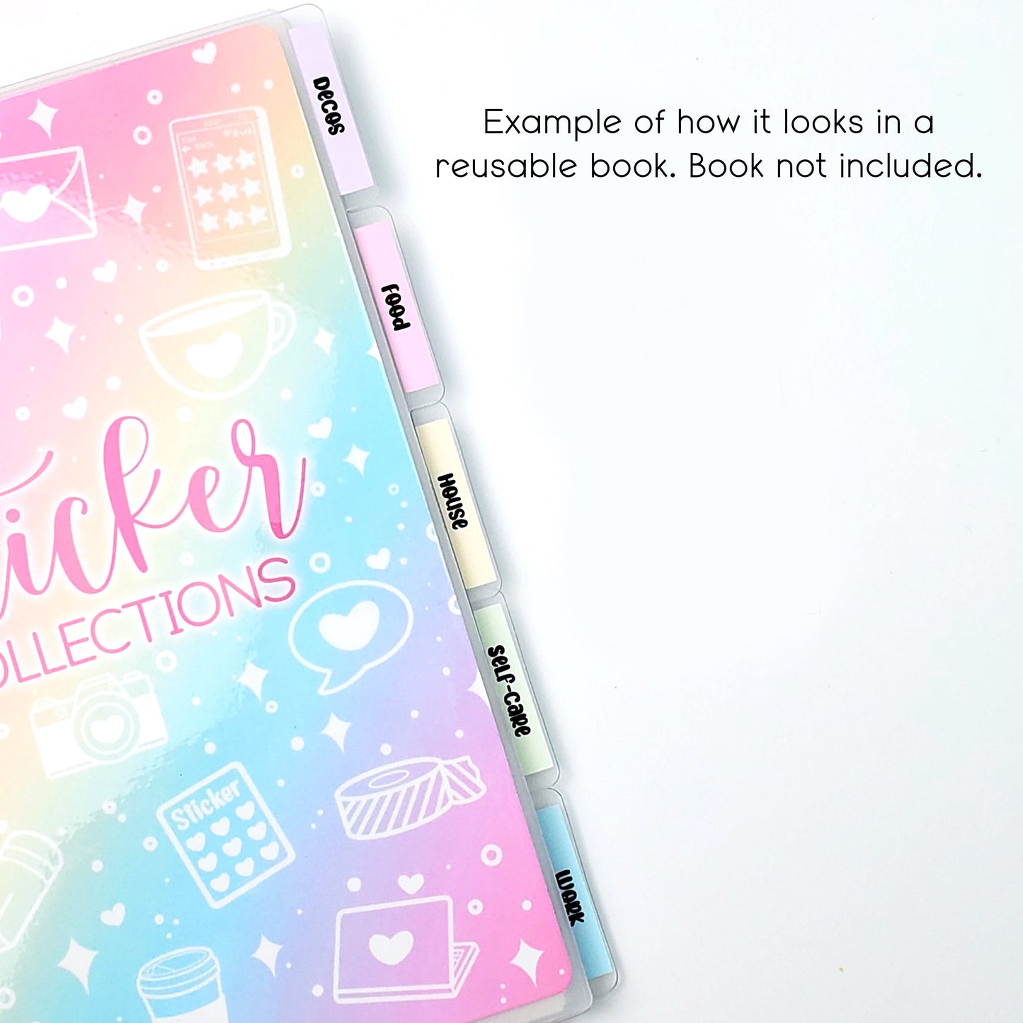 Divider for Reusable Sticker Book (5x7)