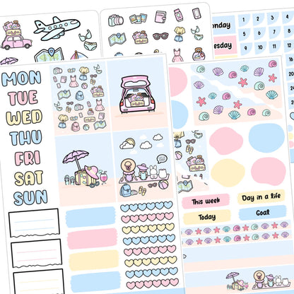 Let's Travel | Journaling sticker