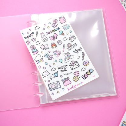 Disc Album STICKER | 1 Pocket | Sticker storage