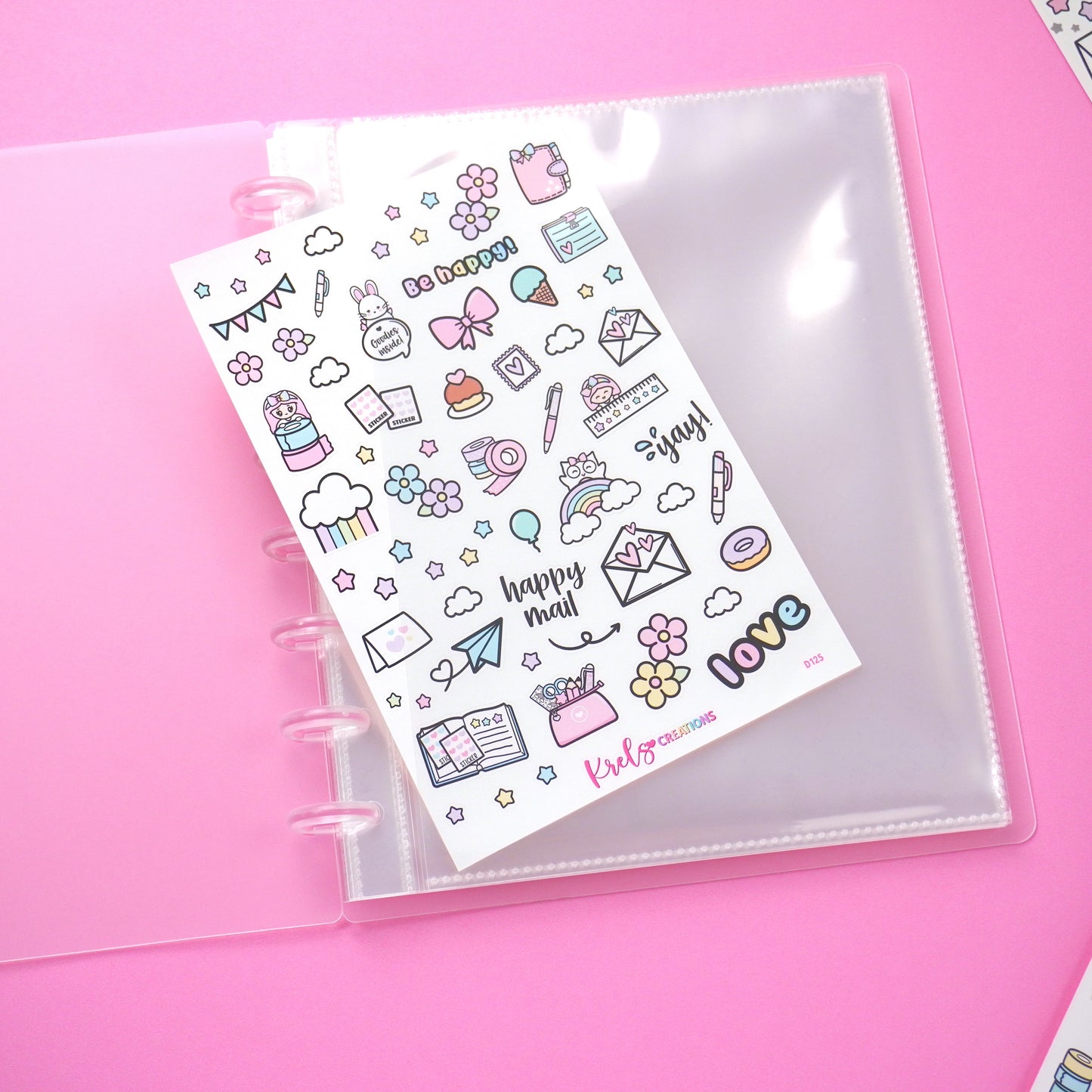 Disc Album | Sakura ice cream | Sticker storage