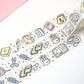 Planner love -White | Silver foil | 15mm washi tape