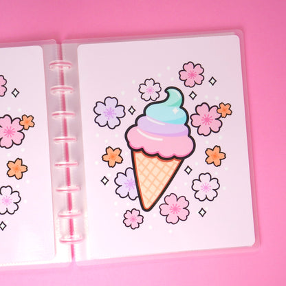 Disc Album | Sakura ice cream | Sticker storage