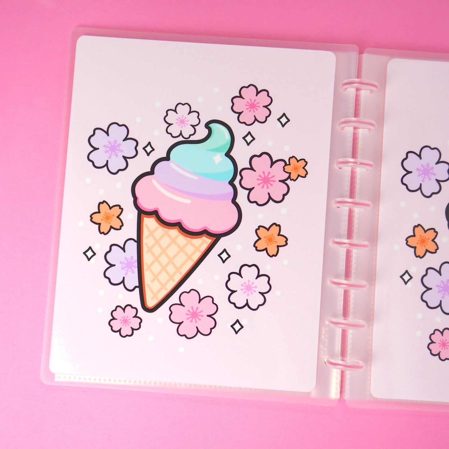 Disc Album | Sakura ice cream | Sticker storage