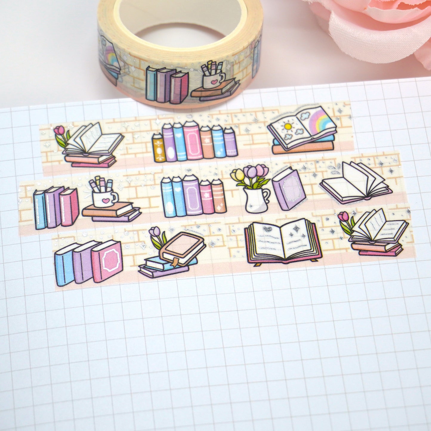 Your story | Silver foil | 15mm washi tape