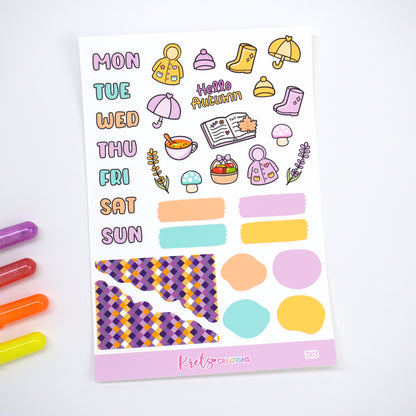 D03 | Hello Autumn | Journaling sticker