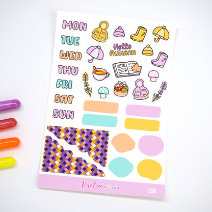 D03 | Hello Autumn | Journaling sticker