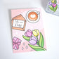 Tulips & Tea Journaling Card 5x7"