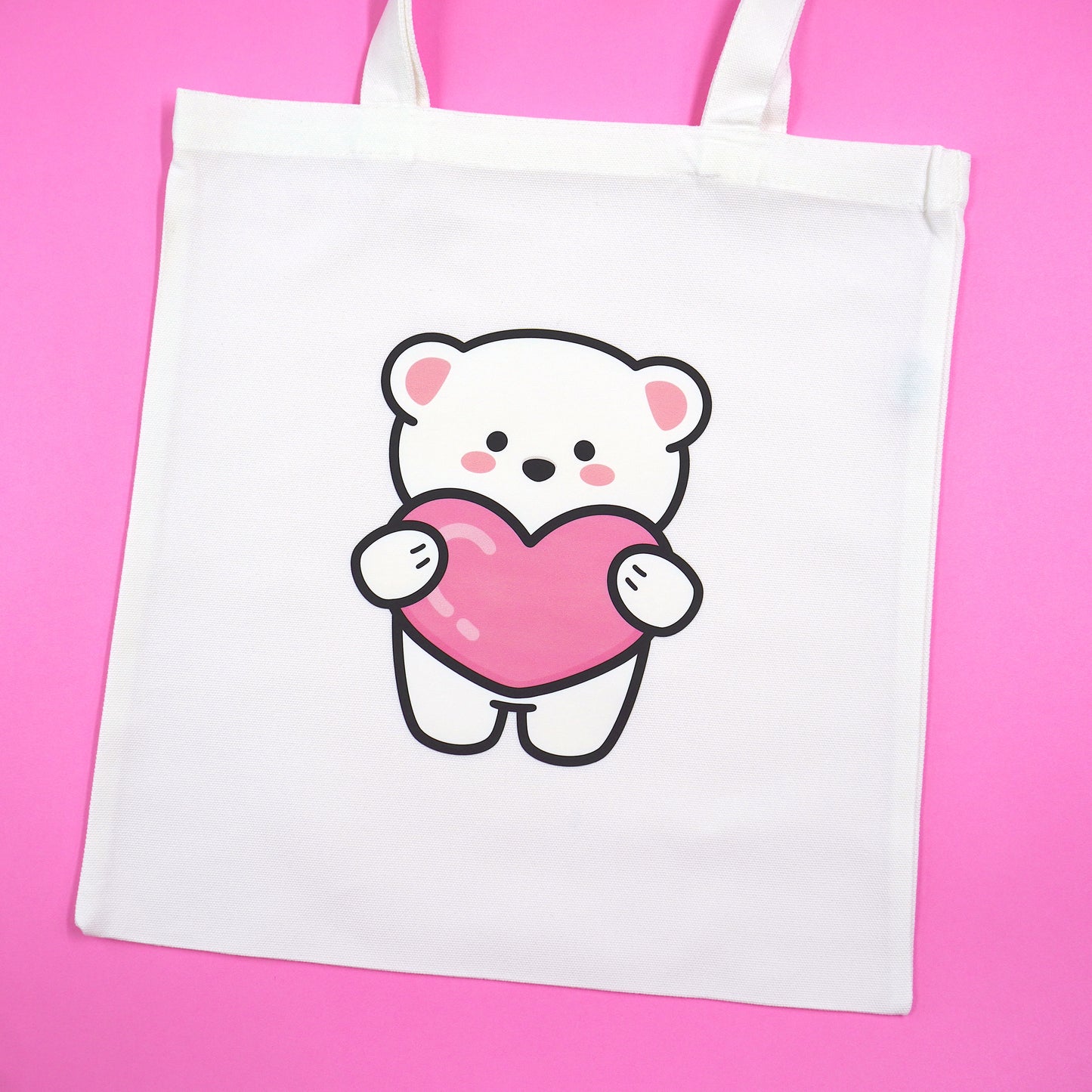 Tote bag | Bear Pink Heart