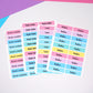 Rainbow Custom -Sticker label width 1.50in