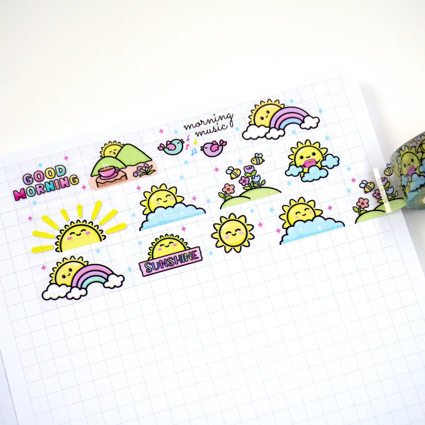 My sunshine | Clear | 15mm washi tape