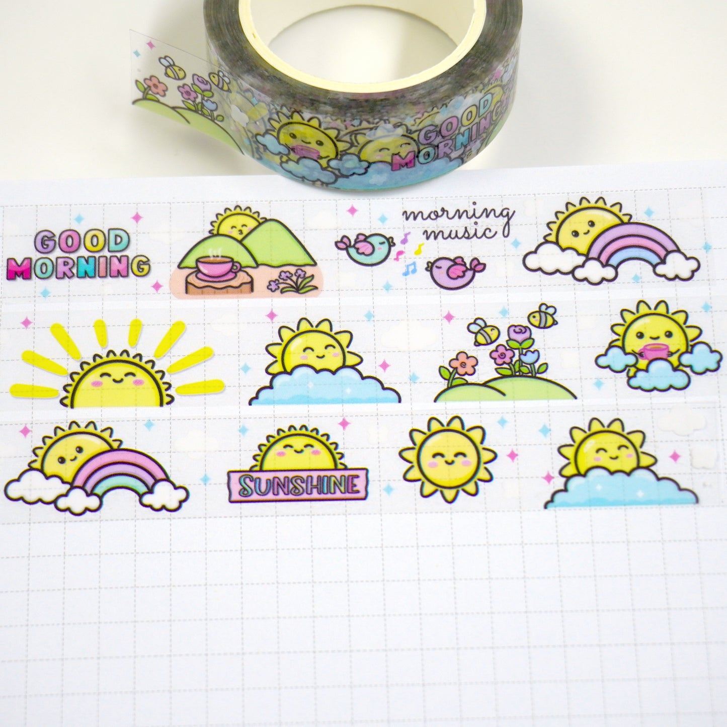 My sunshine | Clear | 15mm washi tape