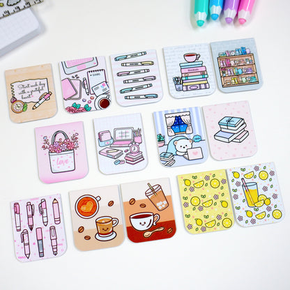 Magnetic bookmarks