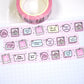 Note to self | Silver foil | 15mm washi tape