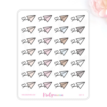 S021 | Paper Plane Stickers
