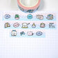 Calm & Chill | Silver foil | 15mm washi tape