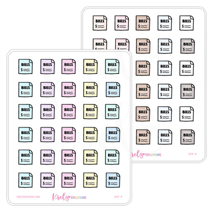 S019 | Bills Stickers