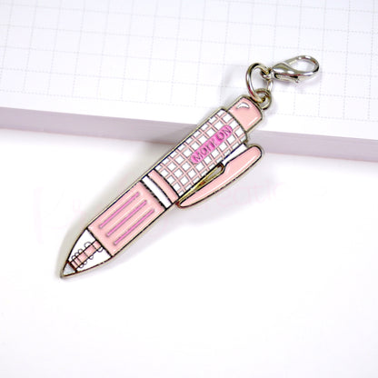 Sarasa MarkON pen enamel charm