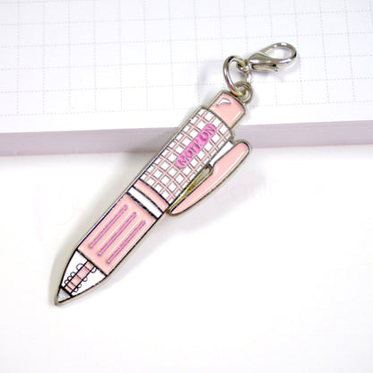 Sarasa MarkON pen enamel charm