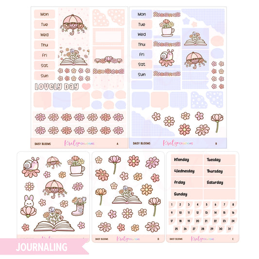 Daisy Blooms | Journaling sticker