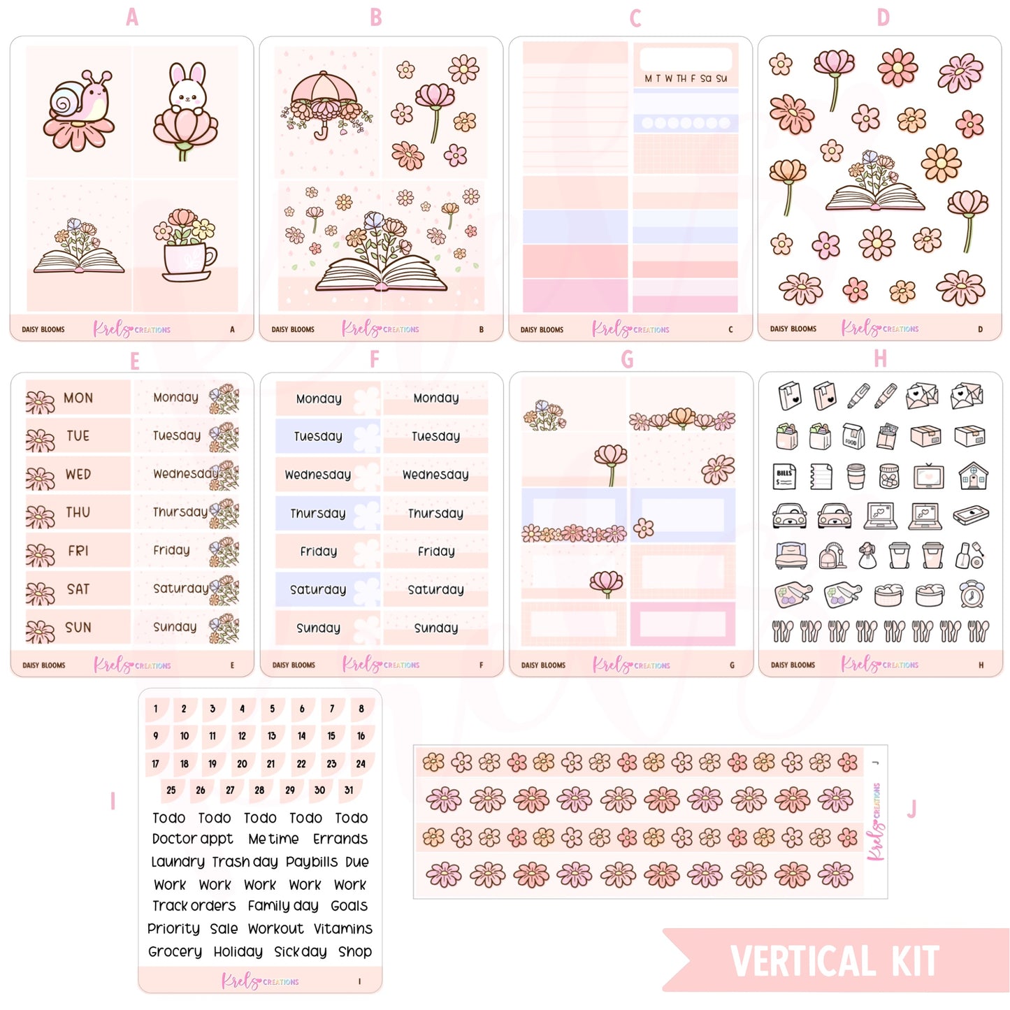 Daisy blooms | Choose a kit