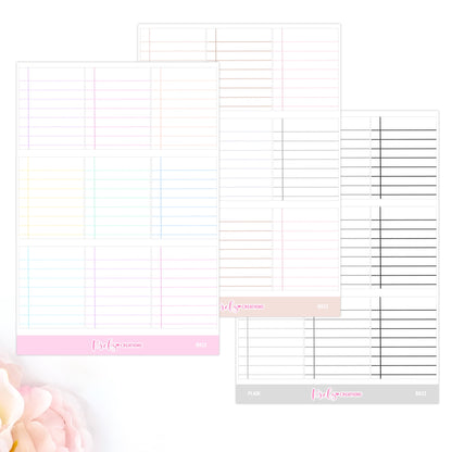 BA22 | Lined stickers