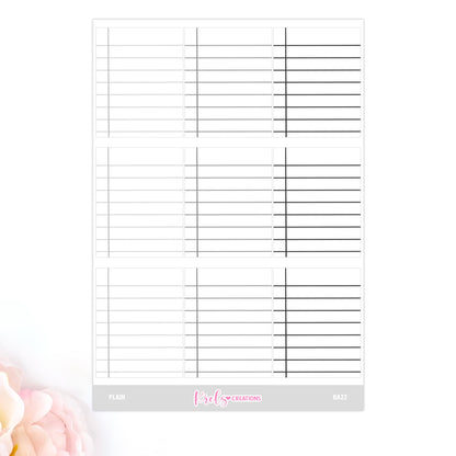 BA22 | Lined stickers