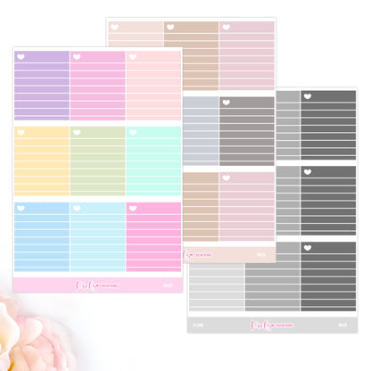 BA23 | Lined stickers -Full colors