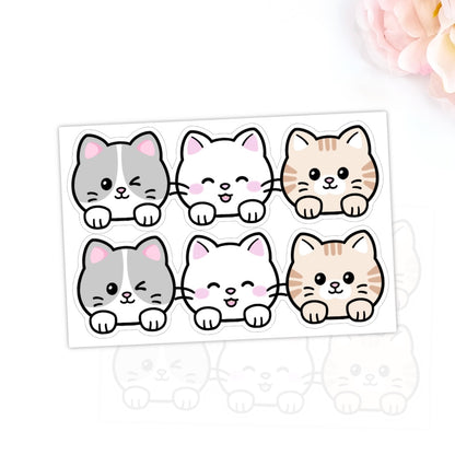 Kitties | Matte die-cut sticker