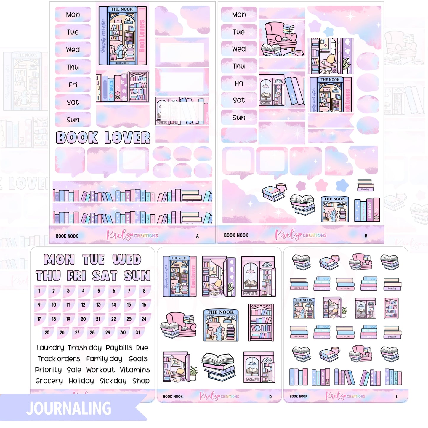 JOURNAL STICKER & WASHI TAPE SUBSCRIPTION
