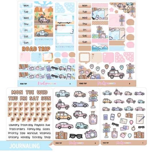 Road Trip | Journaling sticker