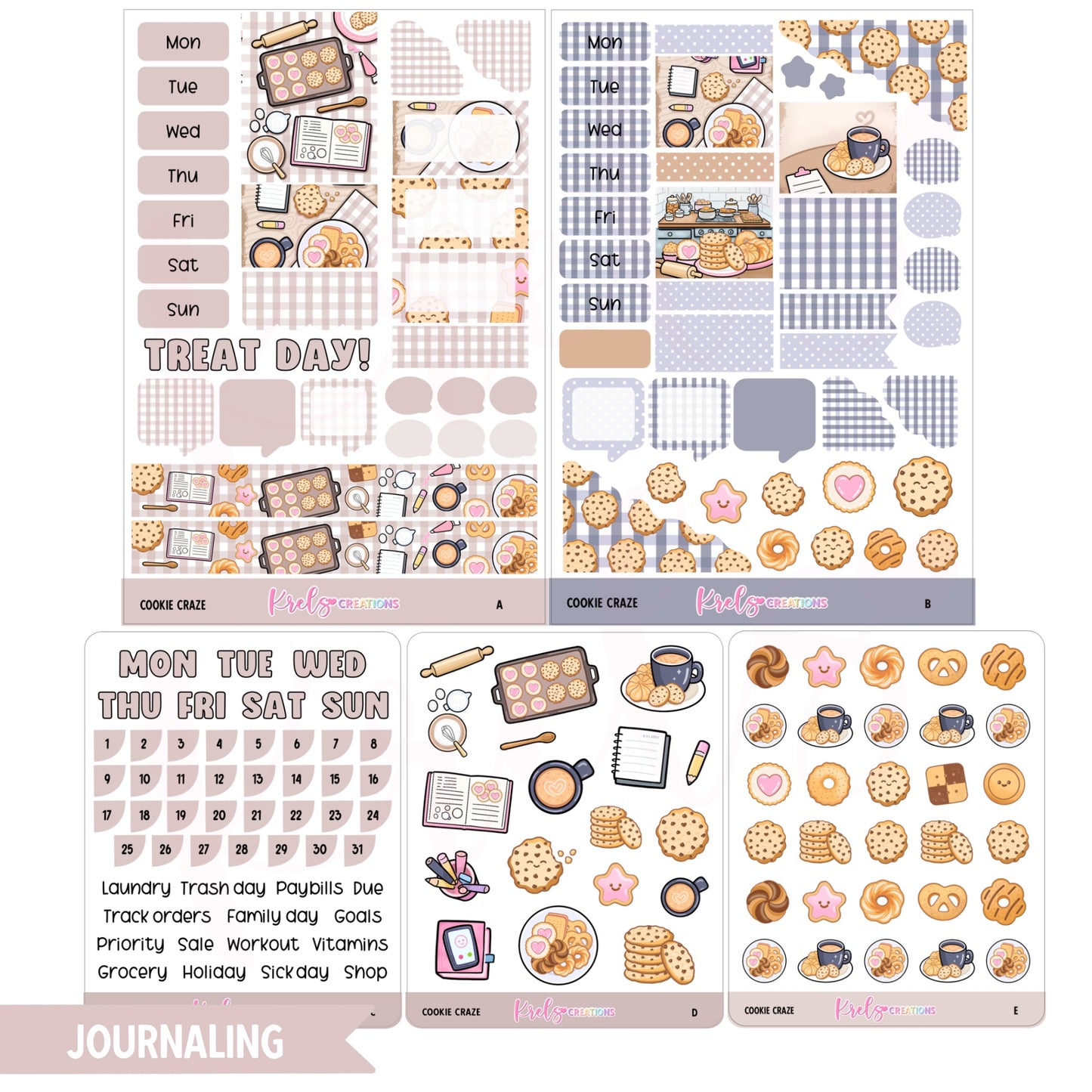 Cookie craze | Journaling sticker