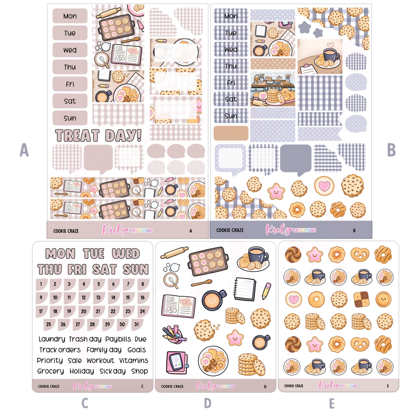 Cookie craze | Journaling sticker