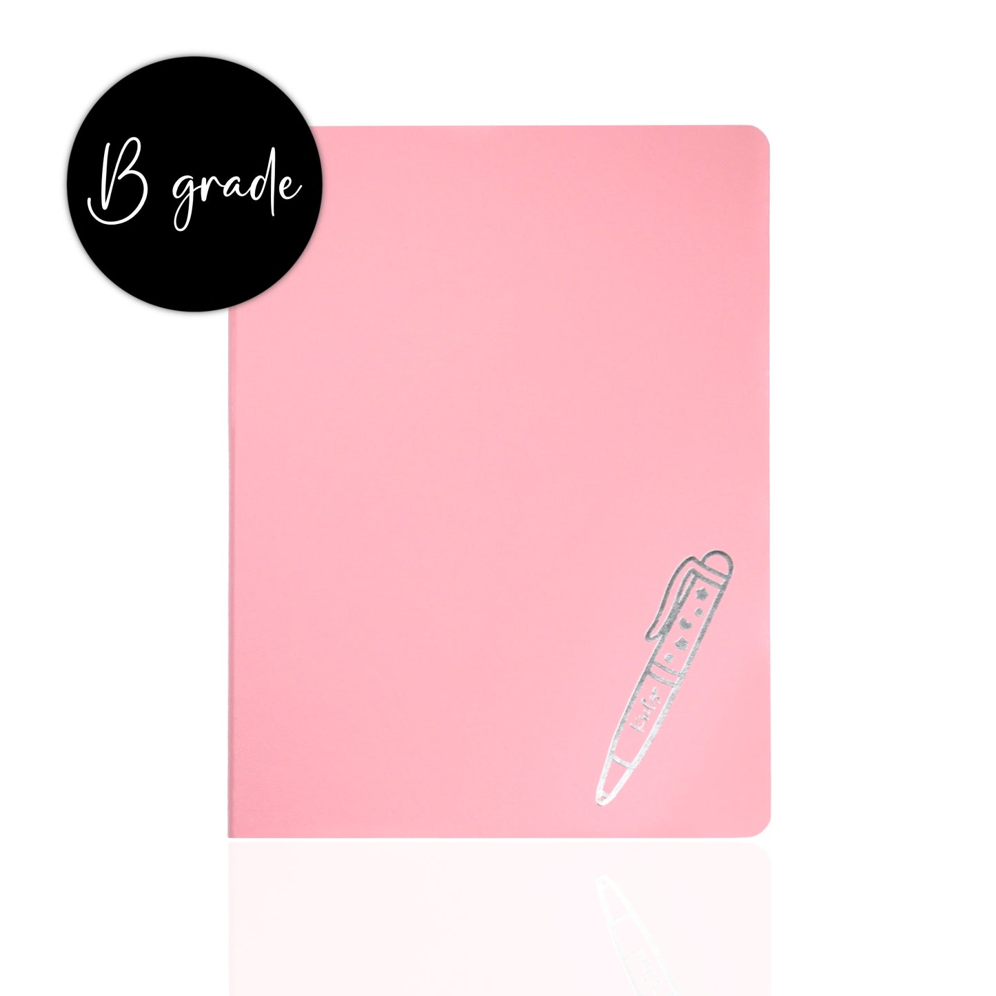 B6 Grid Pink Notebook (B-grade)
