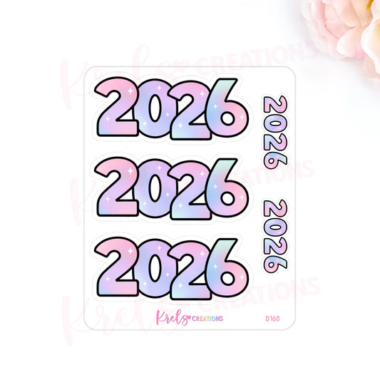 D160 | 2026 Sticker
