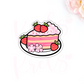 Strawberry Cake Die-cut Sticker