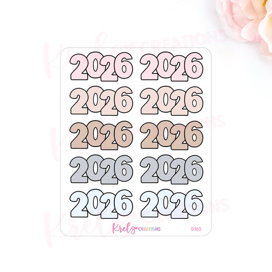 D165 | 2026 Sticker