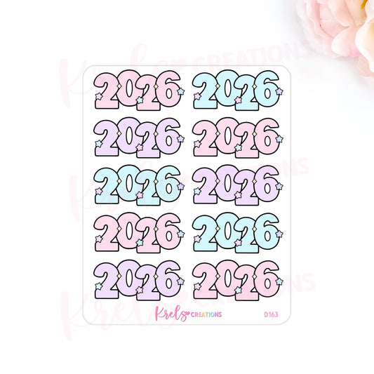 D163 | 2026 Sticker
