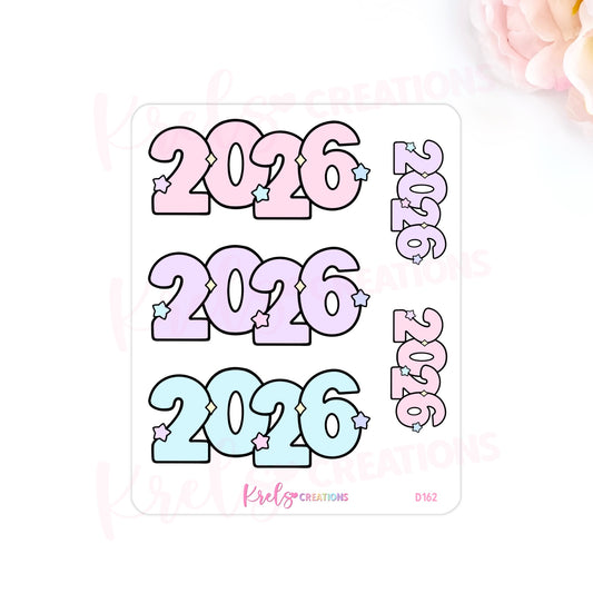 D162 | 2026 Sticker