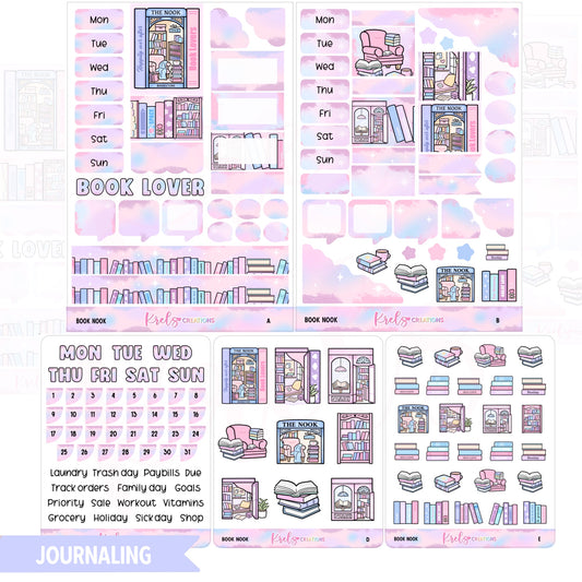 Book Nook | Journaling sticker