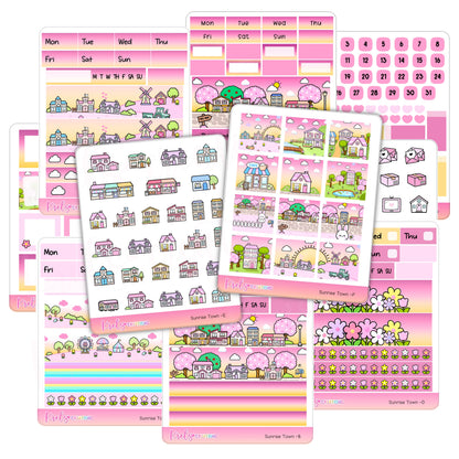 Sunrise Town | Hobonichi week