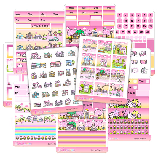 Sunrise Town | Hobonichi week